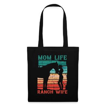 Wife of a farmer Mother - Tote Bag - black - Front