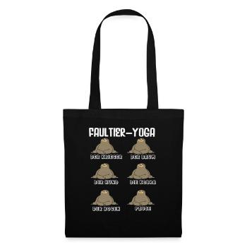 Sloth Yoga Routine Sports Gift - Tote Bag - black - Front