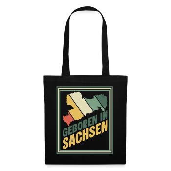 Born in Saxony - Tote Bag - black - Front