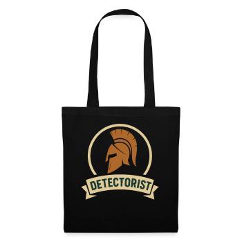 Detektor-Metalldetektor-Design Treasure Hunter - Stoffbeutel - Schwarz - Vorne