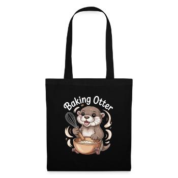 Humour de loutre - Sac en tissu - noir - Devant