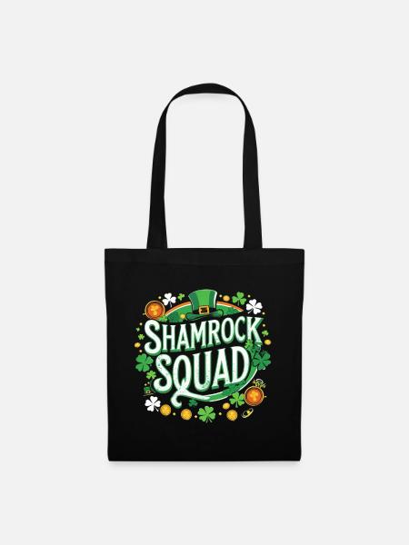 Shamrock Squad: Grünzauber - Stoffbeutel - Schwarz