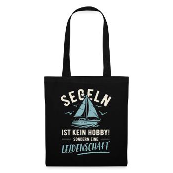 Sailing | Not a hobby but a passion - Tote Bag - black - Front