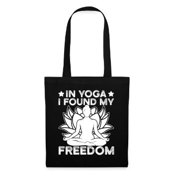 Pilates Enthusiasts In Yoga I Found My Freedom - Tote Bag - black - Front