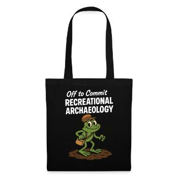 Recreational Archaeology Metal Detecting Adventure - Tote Bag - black - Front