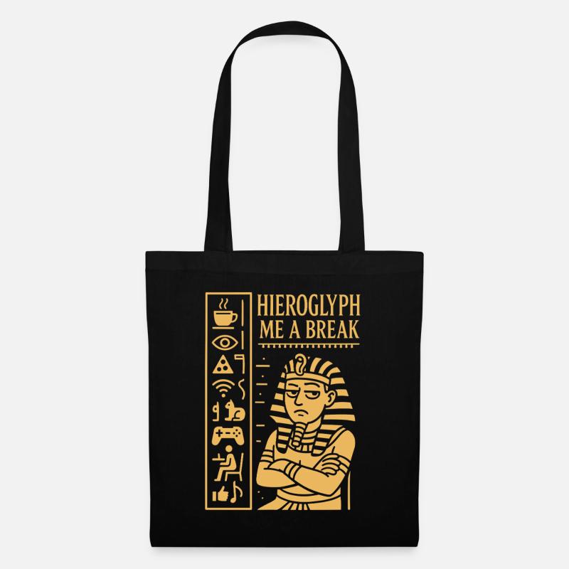 Pharaoh Archaeology in Ancient Egypt - Tote Bag - black