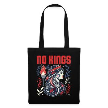 Pas de roi audacieux Liberté anti-monarchie USA - Sac en tissu - noir - Devant