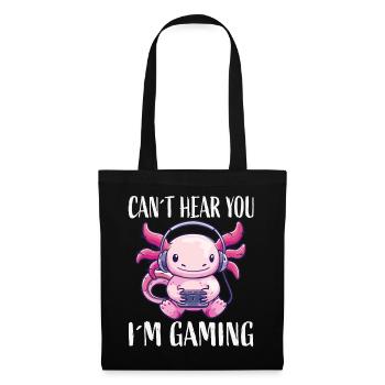 Gaming Kawaii Headphones Monster - Tote Bag - black - Front