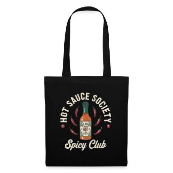 Société de la Sauce Piquante – Club Épicé - Sac en tissu - noir - Devant