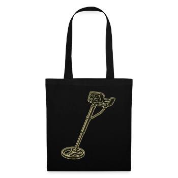 Metal Detector Treasure Hunting Adventure - Tote Bag - black - Front