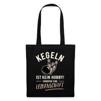 Bowling is not a hobby but a passion - Tote Bag - black - Front