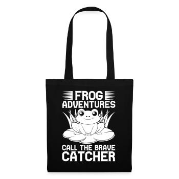 Frog Catcher Adventures Call The Brave Frog - Tote Bag - black - Front