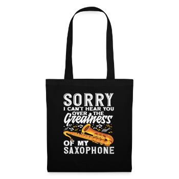 Saxophone Lover Marching Band Member Jazz - Tote Bag - black - Front