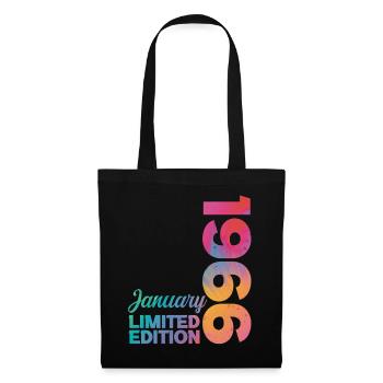 Birthday January 1966 Born in January Gift - Tote Bag - black - Front