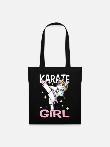 Karate Training Geschenke Karatetraining - Stoffbeutel - Schwarz