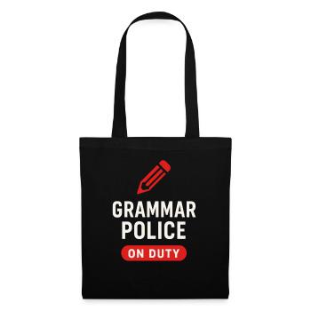 Grammar Oxford Comma Language Rules - Tote Bag - black - Front