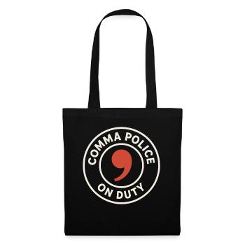 Grammar Oxford Comma Language Rules - Tote Bag - black - Front