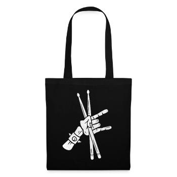 Tambours Batteurs Garçons Batteurs - Sac en tissu - noir - Devant