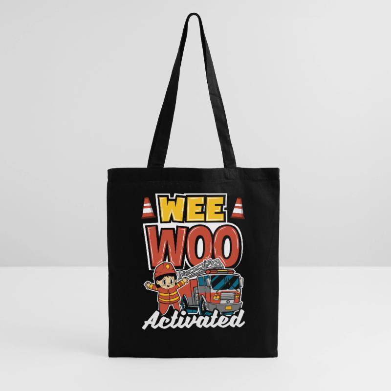 Wee Woo Squad Fire Tiny Firefighter Tote Bag