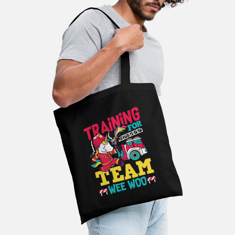 Wee Woo Squad Fire Tiny Firefighter Tote Bag