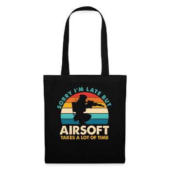 Retro Airsoft Time Delay Design - Tote Bag - black - Front