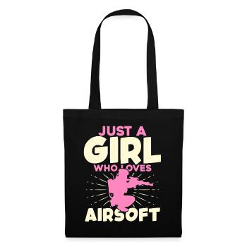 Just a Girl Who Loves Airsoft - Tote Bag - black - Front