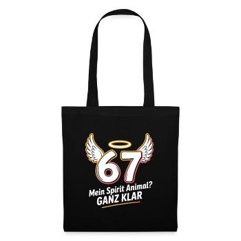 67 My Spirit Animal Clearly Birthday - Tote Bag - black - Front