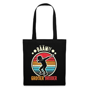 Bääm Grand Frère Dab Enfants Drôles Frères et Sœurs - Sac en tissu - noir - Devant