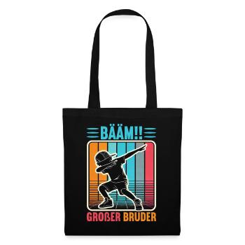 Bääm Grand Frère Dab Enfants Drôles Frères et Sœurs - Sac en tissu - noir - Devant