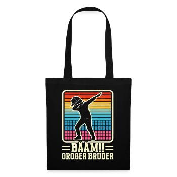 Bääm Grand Frère Dab Enfants Drôles Frères et Sœurs - Sac en tissu - noir - Devant