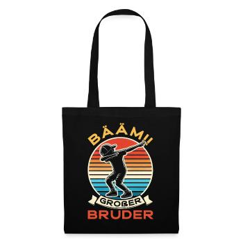 Bääm Grand Frère Dab Enfants Drôles Frères et Sœurs - Sac en tissu - noir - Devant