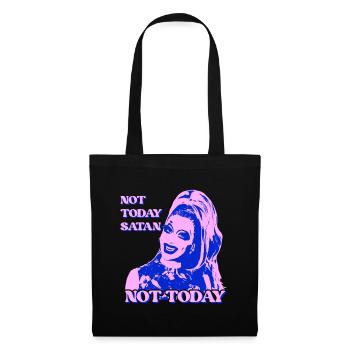 Not Today Satan Pop Art - Tote Bag - black - Front