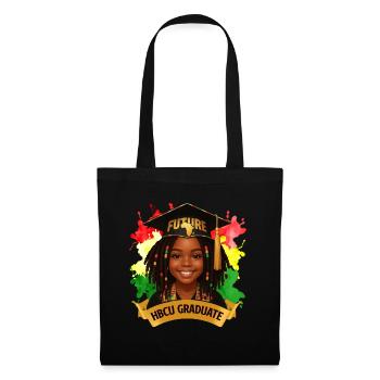 Future HBCU Graduate – Melanin Pride - Tote Bag - black - Front