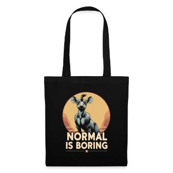Okapi Tier Normal Is Boring - Tote Bag - black - Front