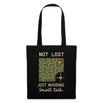 Women's solo hiker empowerment trail - Tote Bag - black - Front