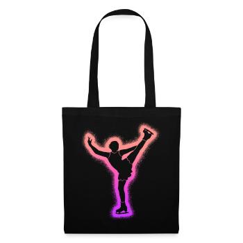 Eiskunstläuferin Eislaufen Mädchen Eiskunstlauf - Tote Bag - black - Front