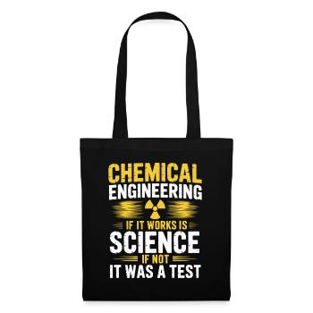 Funny Chemical Engineer Science Humor Logic - Tote Bag - black - Front