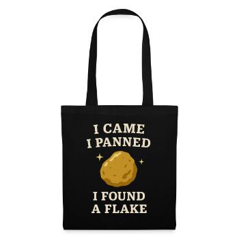 Gold Panning Hobby Gift Creek Pan - Tote Bag - black - Front