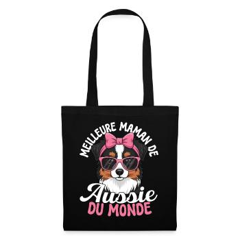 La meilleure maman de chien australienne au monde - Sac en tissu - noir - Devant