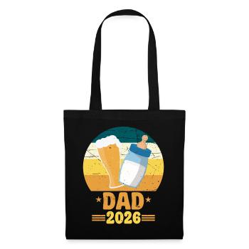 Dad 2026 Daddy-to-be Baby Ad Dad - Tote Bag - black - Front