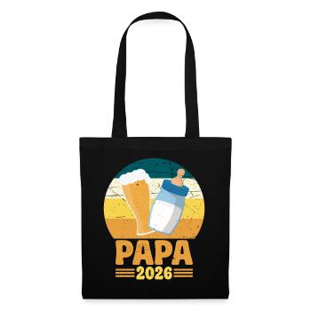Dad 2026 Daddy-to-be Baby Ad Dad - Tote Bag - black - Front