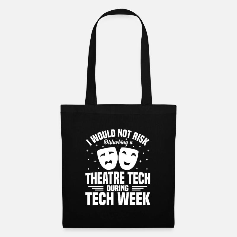 Stage Crew Theatre Technician Lighting Tech - Tote Bag - black
