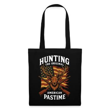 Hunting Original American Pastime Independence Day - Tote Bag - black - Front