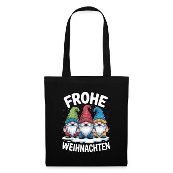 Merry Christmas Gnomentrio - Tote Bag - black - Front