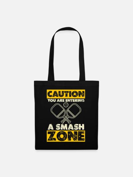 Vorsicht: Smash Zone - Stoffbeutel - Schwarz