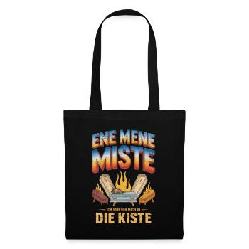 ene mene muck ich wünsch mich In kiste bootleg - Tote Bag - black - Front