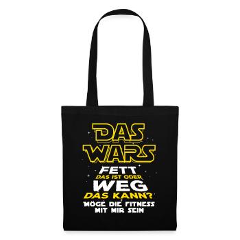 Fat off! Sports & Fitness | New Year's resolutions 2026 - Tote Bag - black - Front