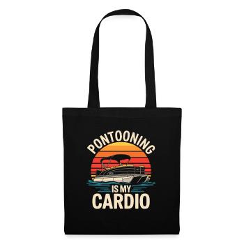Le pontooning, c’est mon dicton cardio pour le lac - Sac en tissu - noir - Devant