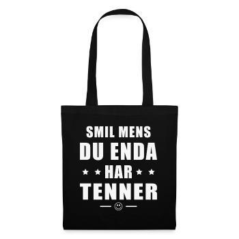 Smile while you still have teeth. - Tote Bag - black - Front