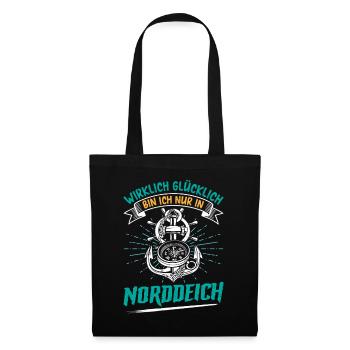 North Sea I'M ONLY REALLY HAPPY IN - Tote Bag - black - Front